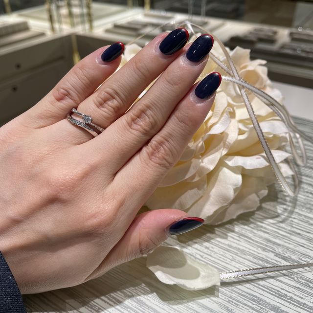 【TRECENTI(トレセンテ)の口コミ】 インスタで拝見して、デザインがとても気に入り、来店後、試しにつけて見…