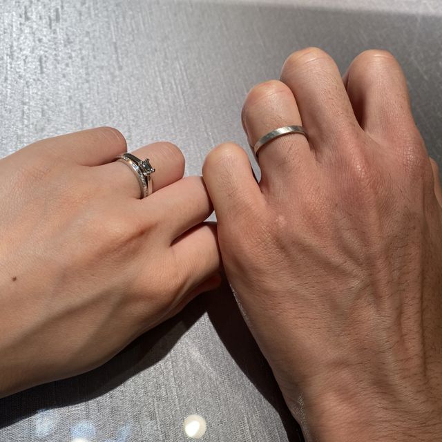 【ORECCHIO(オレッキオ)の口コミ】 エメラルドカットがどうしても欲しかったのでオレッキオ一択でした！
婚約…