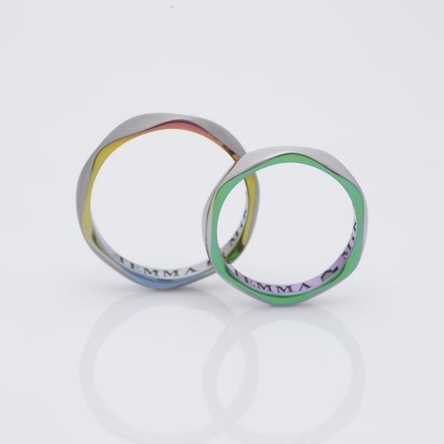 【SORA(ソラ)の口コミ】 カラーが出るSORAさんの指輪が前から気になっていたのと、2人で考えたオリ…