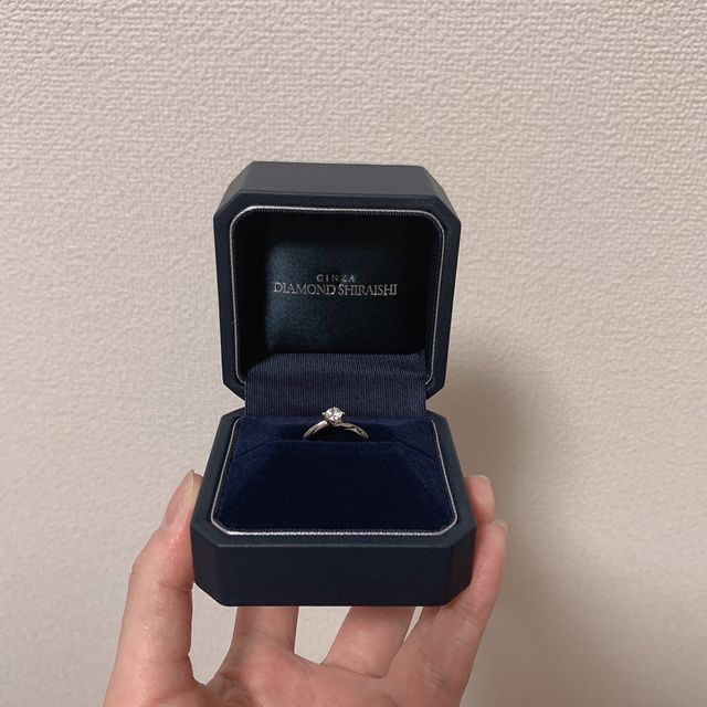 【銀座ダイヤモンドシライシの口コミ】 ダイヤモンドの輝きが他よりも豊かであり、かつお値段も良心的なところか…