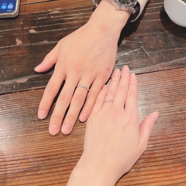 【ケイウノ ブライダル(K.UNO BRIDAL)の口コミ】 内側にシンデレラのガラスの靴の刻印が入っていること、様々なフォントで…