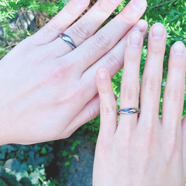 【SORA(ソラ)の口コミ】 青い色が好きなので、青い指輪が作れないかと探していたところSORAを見つ…