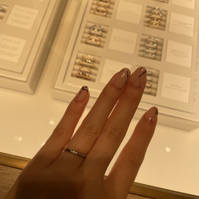 【ティファニー(Tiffany & Co.)の口コミ】 指が細いため、アームが細いリングを探していました。他ブランドと比較し…