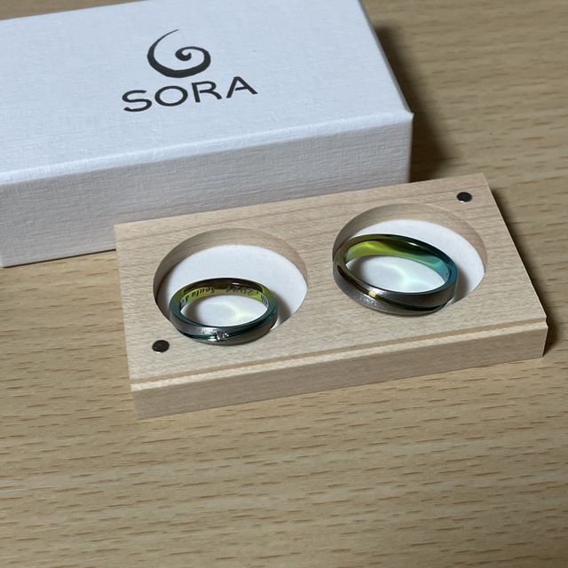 【SORA(ソラ)の口コミ】 いろんな結婚指輪の画像をみていてあまりこれだ！と思うものがなく、決ま…