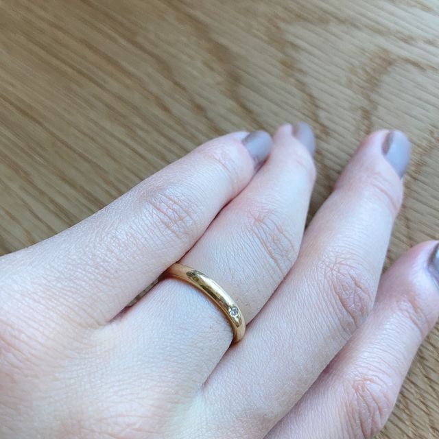 【YUKA HOJO(ユカホウジョウ)の口コミ】 InstagramでYUKA HOJOさんのジュエリーを見かけて一目惚れしました。艶消…