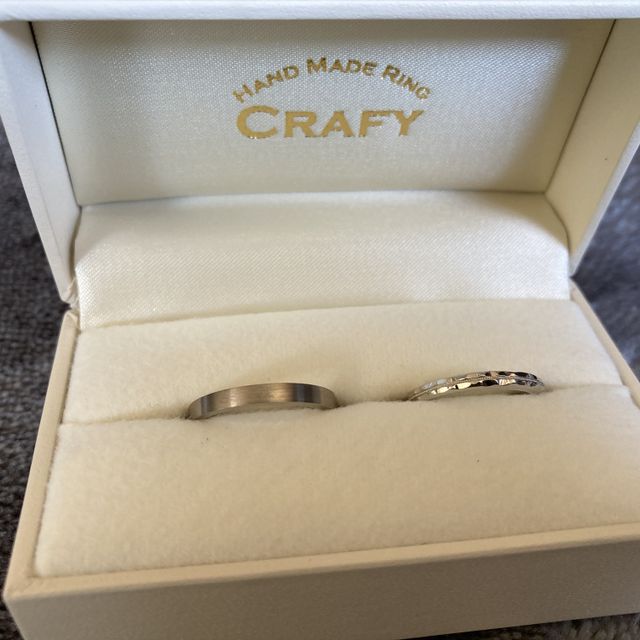 【CRAFY(クラフィ)の口コミ】 一生のの記念にということで手作りの指輪にしたいということでこちらのお…
