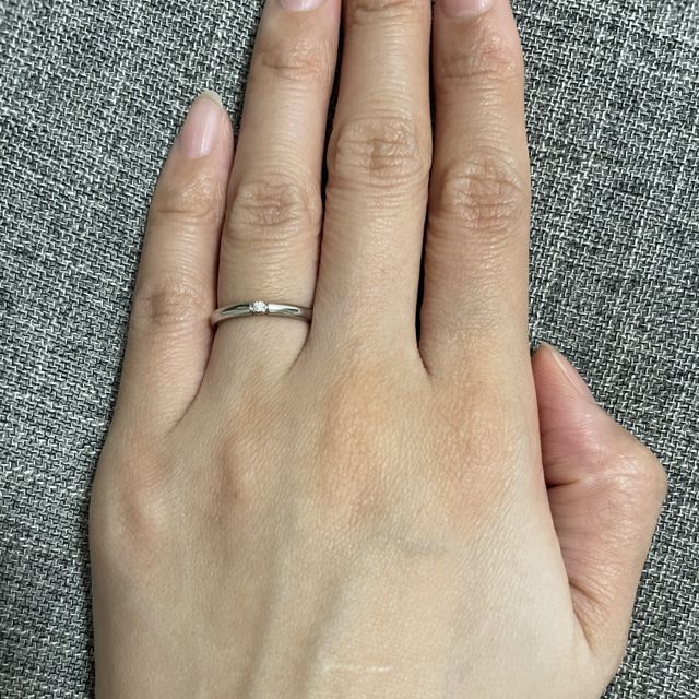 【アイプリモ(I-PRIMO)の口コミ】 2人ともシンプルなデザインが希望で、どのショップにもあるデザインだった…