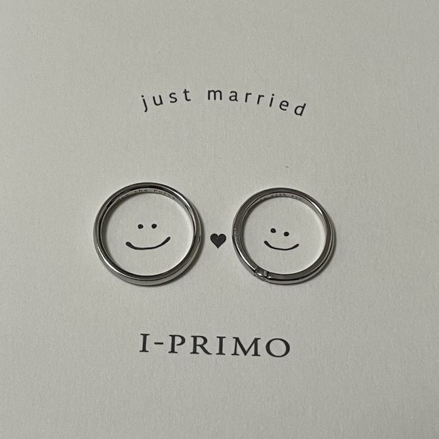 【アイプリモ(I-PRIMO)の口コミ】 2人ともシンプルなデザインが希望で、どのショップにもあるデザインだった…