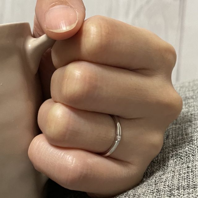 【アイプリモ(I-PRIMO)の口コミ】 2人ともシンプルなデザインが希望で、どのショップにもあるデザインだった…