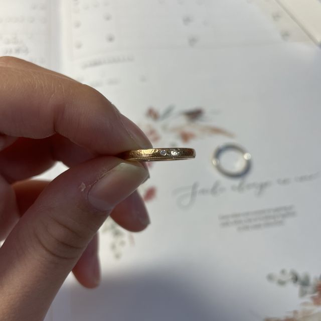 【FISCHER(フィッシャー)の口コミ】 Fischerの指輪作りについての説明を受けて、伝統と実力のあるブランドでい…