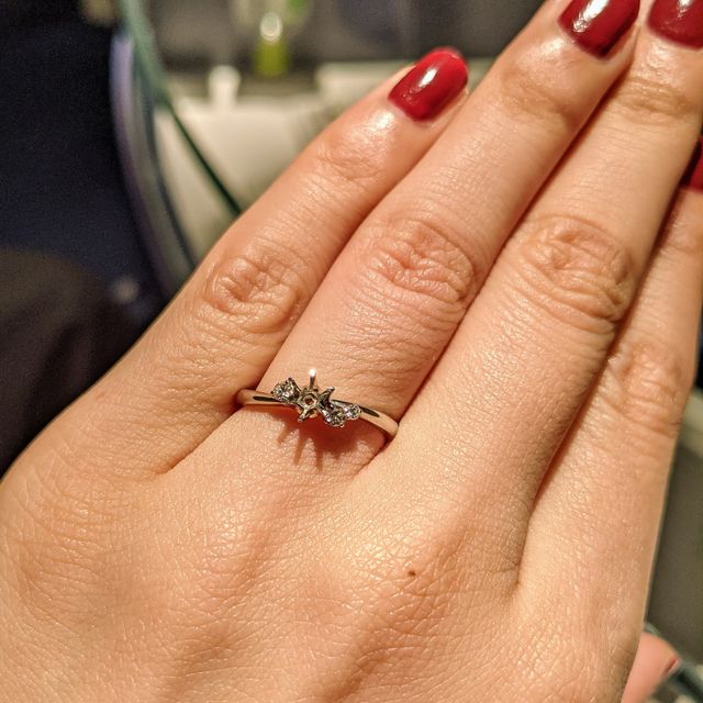 【銀座ダイヤモンドシライシの口コミ】 先にダイヤモンドのルースのみをダイヤモンドシライシさんで購入していた…