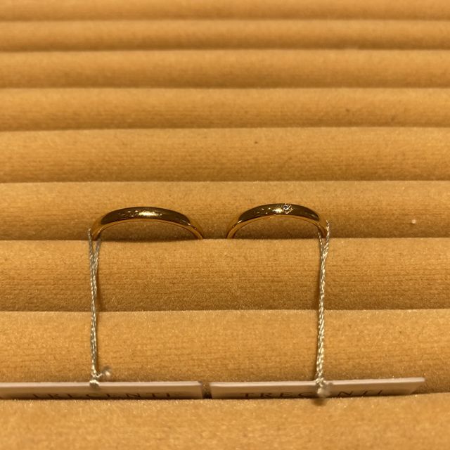 【TRECENTI(トレセンテ)の口コミ】 指輪選びでいちばんこだわっていた着け心地がすごく良くて、内甲丸デザイ…