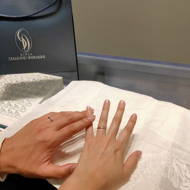 【銀座ダイヤモンドシライシの口コミ】 銀座ダイヤモンドシライシで購入しました。ダイヤモンドシライシのダイヤ…