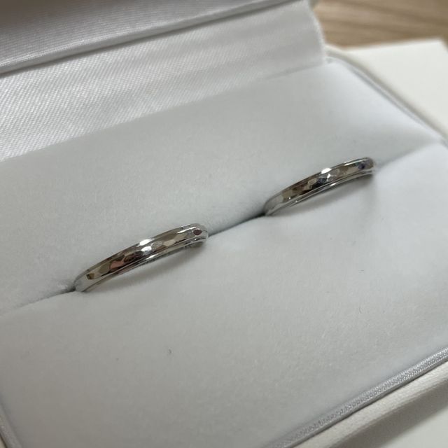 【renri(レンリ)の口コミ】 予算はペアで20〜30万としていました。わたしたちの全ての希望(刻印の字体…