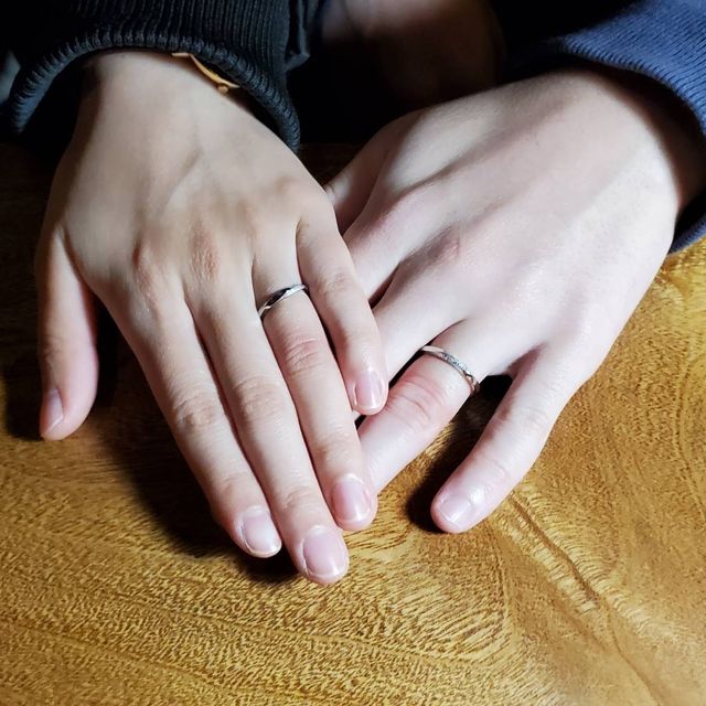 【ichi(イチ)の口コミ】 和っぽいデザインを2人とも気に入ったのと、職人の方と直接その場でお話し…