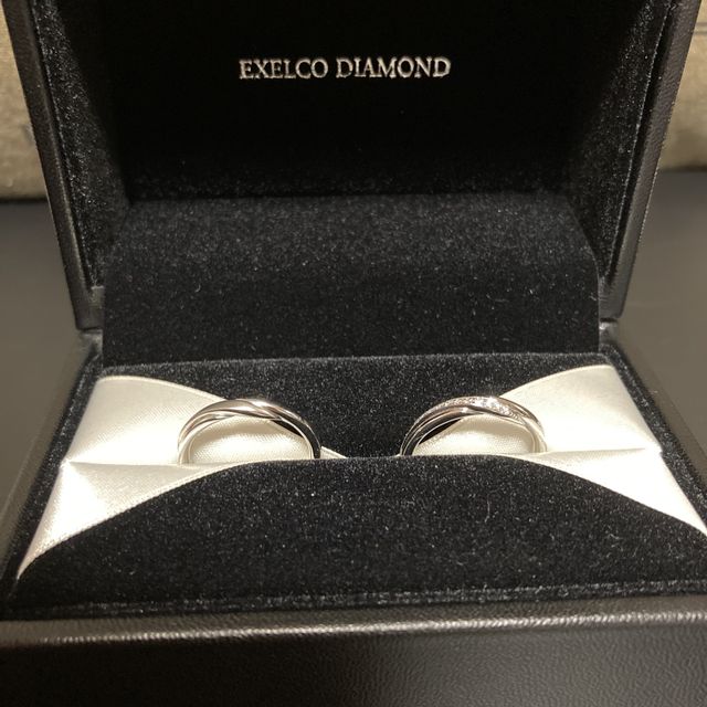 【エクセルコダイヤモンド(EXELCO DIAMOND)の口コミ】 エクセルコでおすすめしていただいた指輪はどれも私たちの感性にあってお…