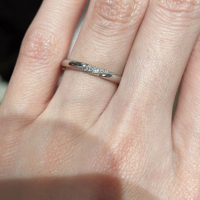 【エクセルコダイヤモンド(EXELCO DIAMOND)の口コミ】 元々ストレートタイプで探しており、シンプルなものが良かったためあまり…