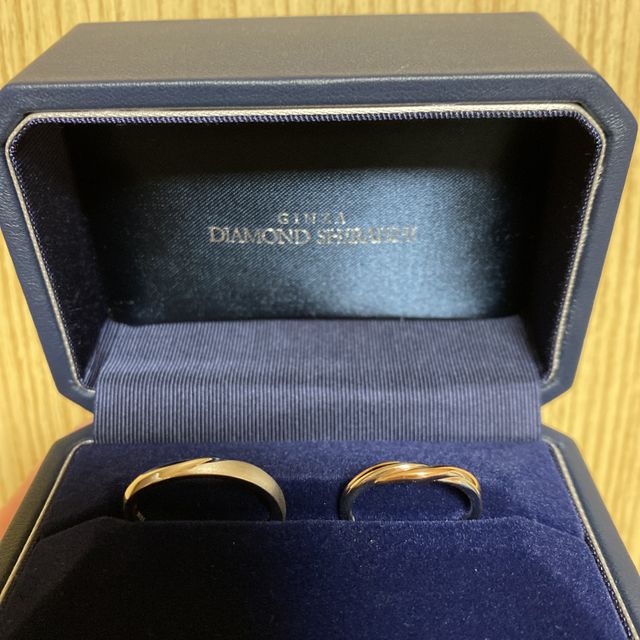 【銀座ダイヤモンドシライシの口コミ】 肌馴染みのあるピンクゴールドやダイヤモンドポイント加工がとても気に入…