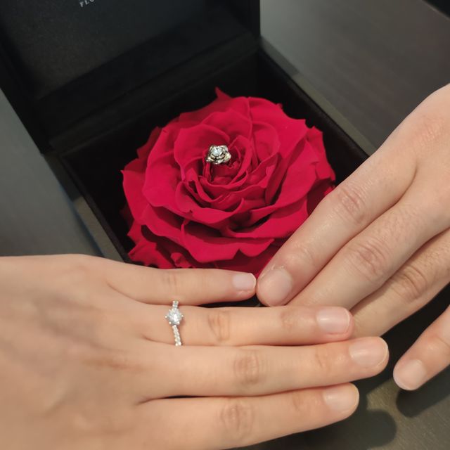 【EIKA(エイカ)の口コミ】 贈った相手が好みのデザインで指輪をオーダーできるシステムである事が一…