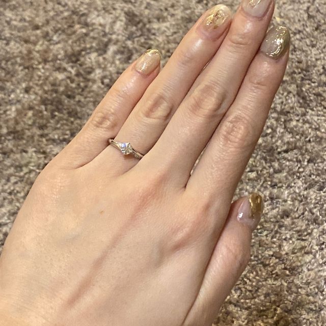 【エクセルコダイヤモンド(EXELCO DIAMOND)の口コミ】 キャンペーンをやっていて、ダイヤの石がお手頃に買えたのが1番の決め手で…