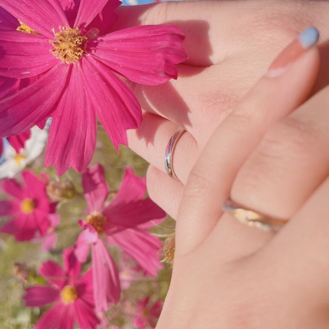 【THREE TREES(スリーツリーズ)の口コミ】 特にブランドにこだわりがなかったので、2人でデザインを決めたり、手作り…