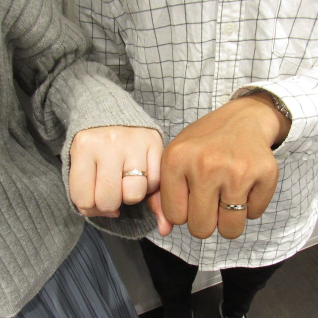 【輪-RIN-の口コミ】 ネットで検討してた時はりぼんが付いてるピンクゴールドにしようかと思っ…