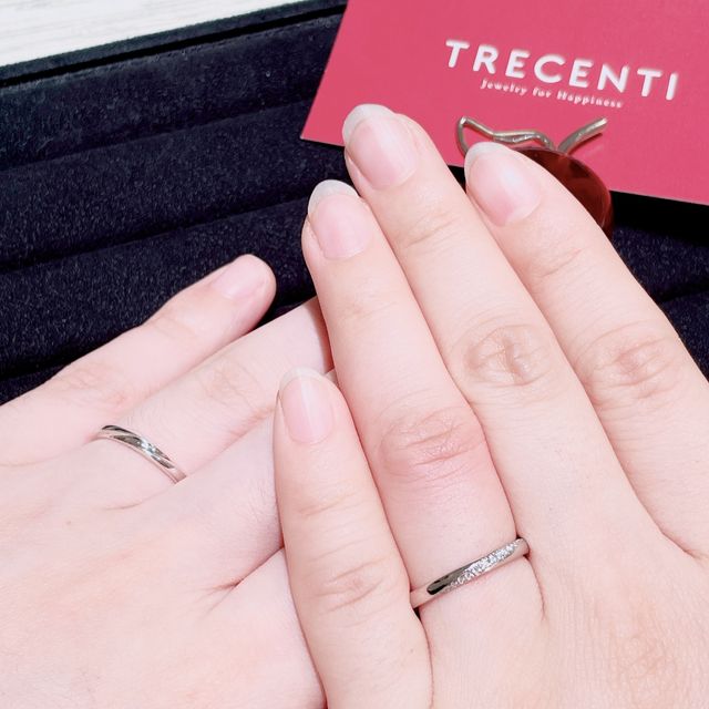 【TRECENTI(トレセンテ)の口コミ】 小さいダイヤモンドから大きめのダイヤモンドまでたくさんついているけど…