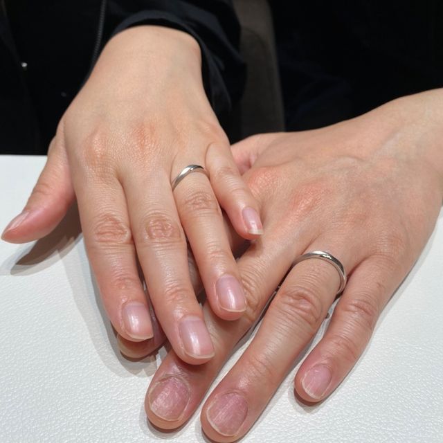 【アイプリモ(I-PRIMO)の口コミ】 石をつける予定はなかったので、デザイン性もあり、指の形が綺麗に見れる…