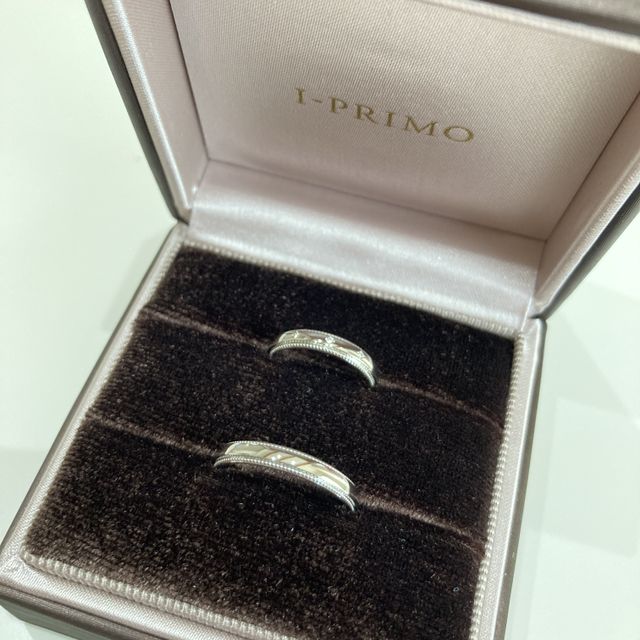 【アイプリモ(I-PRIMO)の口コミ】 母が付けているストレートタイプの指輪がすごく素敵で、昔から密かに憧れ…