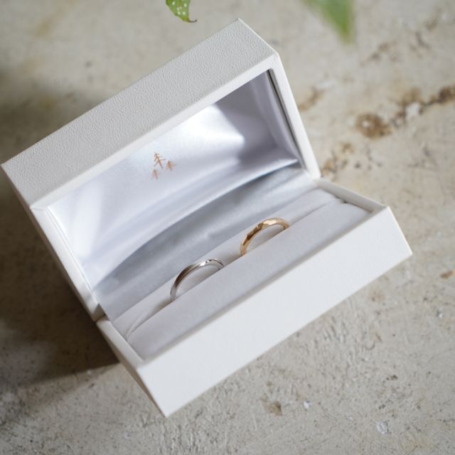 【THREE TREES(スリーツリーズ)の口コミ】 誰ともかぶる事のない世界で一つの結婚指輪が欲しいと思い、手作り結婚指…