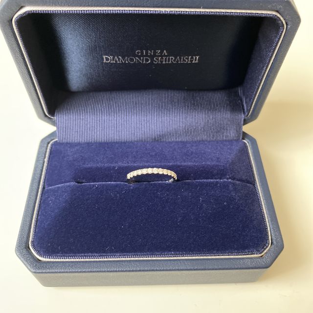 【銀座ダイヤモンドシライシの口コミ】 普段仕事上結婚指輪はつけられないため、自分の好きなデザインにしようと…