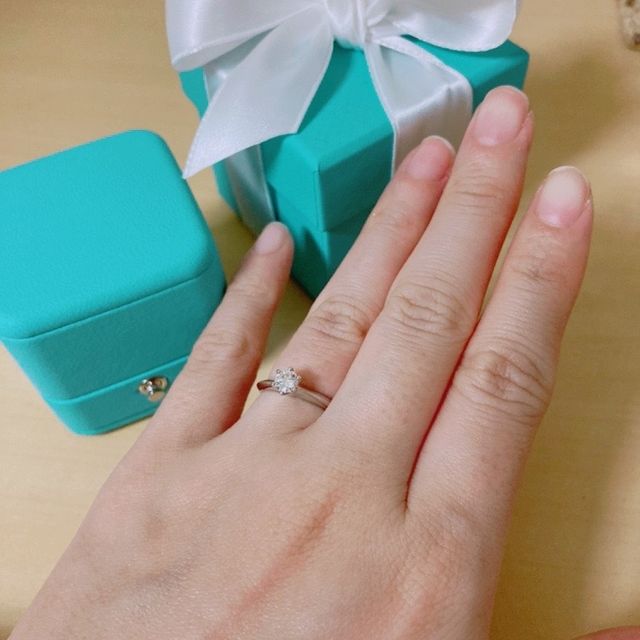 【ティファニー(Tiffany & Co.)の口コミ】 彼がセッティングをとても気に入っていたことと
他のデザイン性のある指輪…