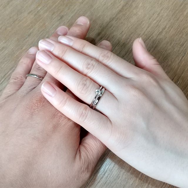 【出雲結(いずもゆい)の口コミ】 あまり主張しすぎない指輪がいいなと考えていたら、この出雲結の想結を紹…