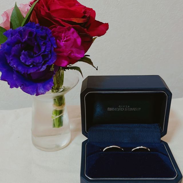 【銀座ダイヤモンドシライシの口コミ】 2人ともシンプルな指輪がいいねと話していたのでシンプルな物をお願いして…