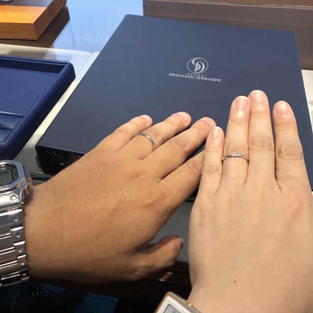 【銀座ダイヤモンドシライシの口コミ】 シンプルなデザインが多いですが、希少なダイヤモンドを使うことでよりエ…