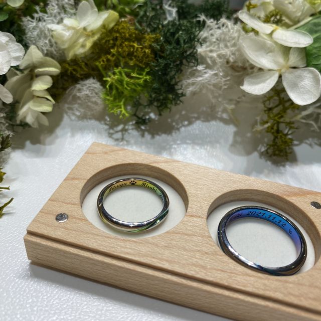 【SORA(ソラ)の口コミ】 自分たちで色やデザインが決められるところと光の加減で選んだ色のグラデ…