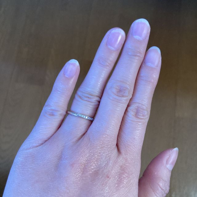 【銀座ダイヤモンドシライシの口コミ】 他のお店もいくつか行きましたが、私が想像していたストレートで、華奢で…