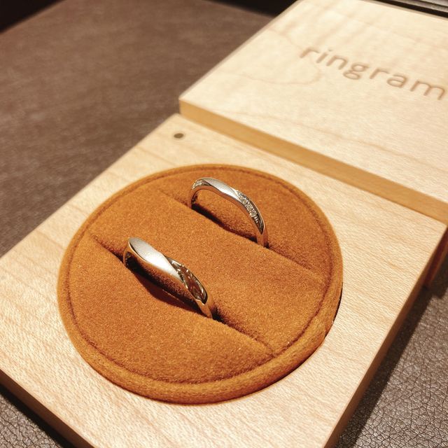 【ringram(リングラム)の口コミ】 自由度が高く、オリジナルで無二の結婚指輪を作りたかったところです。ま…