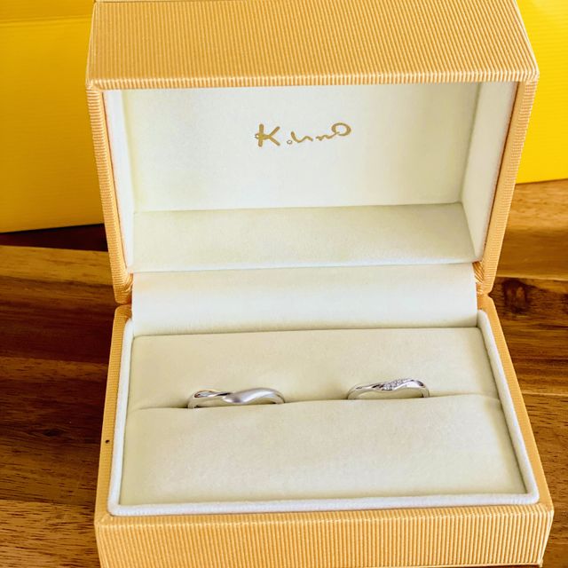 【ケイウノ ブライダル(K.UNO BRIDAL)の口コミ】 指輪のデザインが自由に選べることと、アフターサービスがとても充実して…
