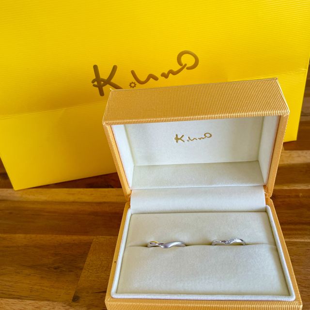 【ケイウノ ブライダル(K.UNO BRIDAL)の口コミ】 指輪のデザインが自由に選べることと、アフターサービスがとても充実して…