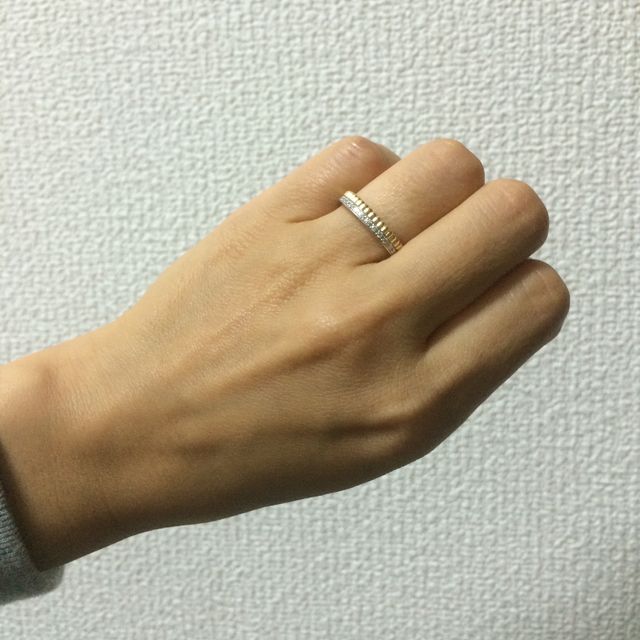 【ブシュロン(BOUCHERON)の口コミ】 マリッジは普通のプラチナのリングがどうしても嫌で、エタニティに絞って…