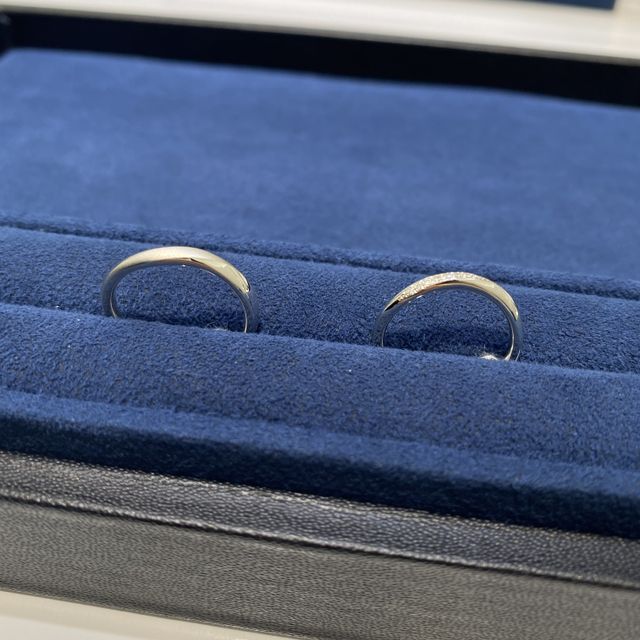 【4℃ BRIDAL(ヨンドシーブライダル)の口コミ】 今回ウェーブが付いていてシンプルなものを選びたいと思い来店しました。…