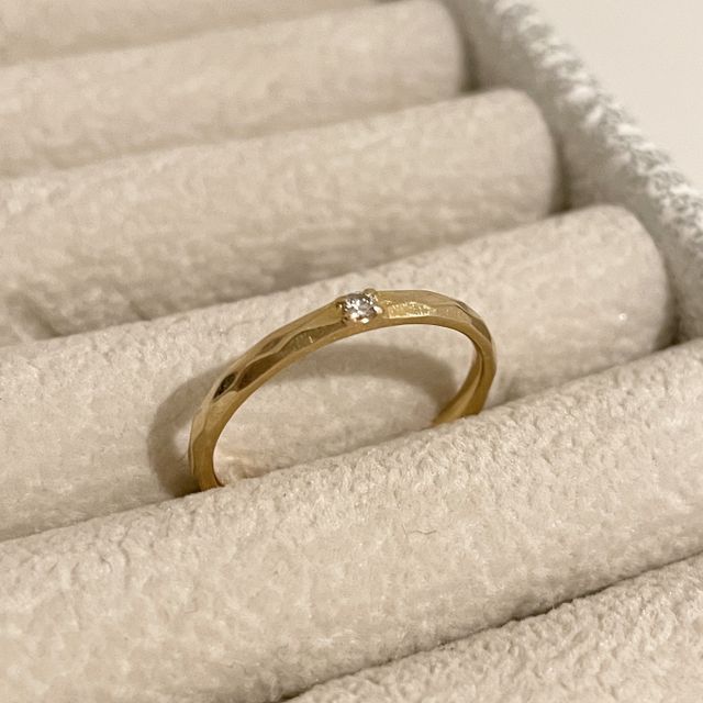 【SIENAROSE(シエナロゼ)の口コミ】 セミオーダーで色やテクスチャ、ストーンの有無などが選べるのがよかった…