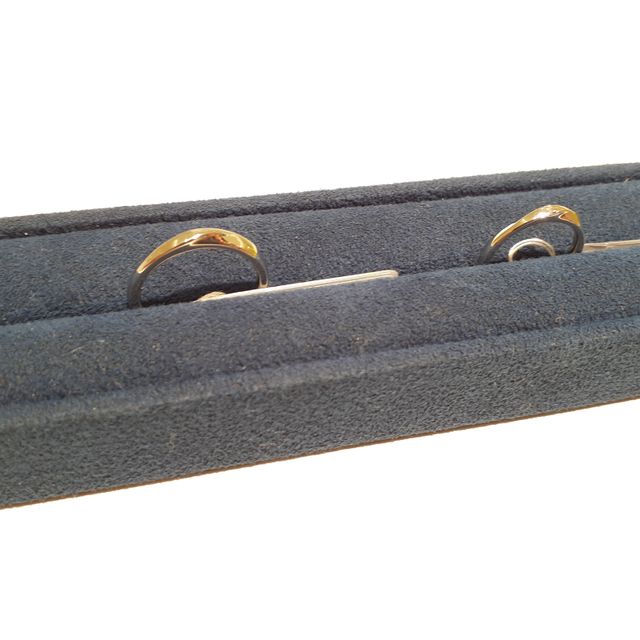 【4℃ BRIDAL(ヨンドシーブライダル)の口コミ】 友達がみんな似たようなデザインが多くて、私は1粒のタイプのものが良かっ…