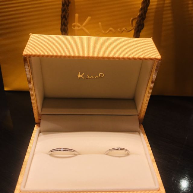 【ケイウノ ブライダル(K.UNO BRIDAL)の口コミ】 オンリーワンの指輪にしたいという思いでこちらのブランドに行ってみたの…