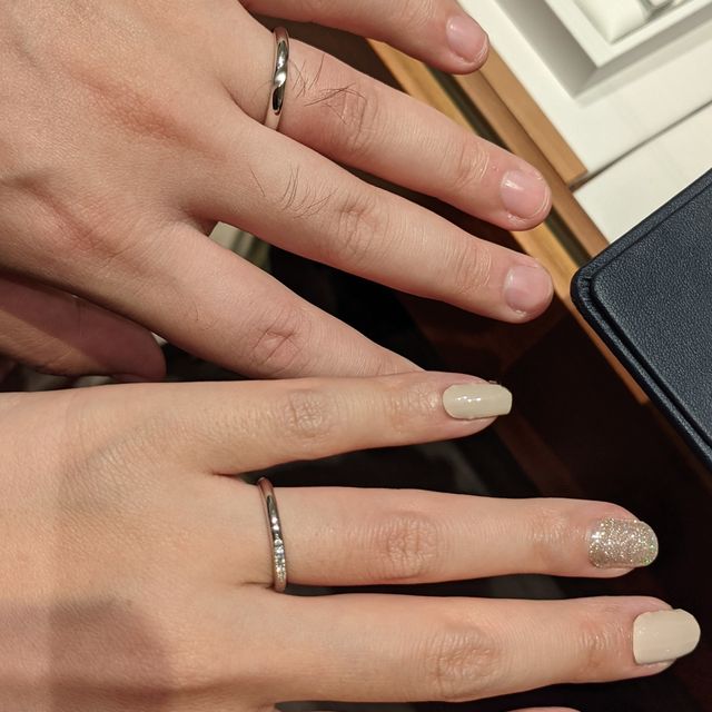 【銀座ダイヤモンドシライシの口コミ】 指輪はいくつかのデザインの中から選び、オーダーするセミオーダー形式み…