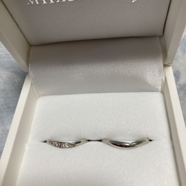 【MILK&Strawberry(ミルクアンドストロベリー)の口コミ】 どれにしようか、ずっと決まらず自分がどのようなタイプの指輪が欲しいの…