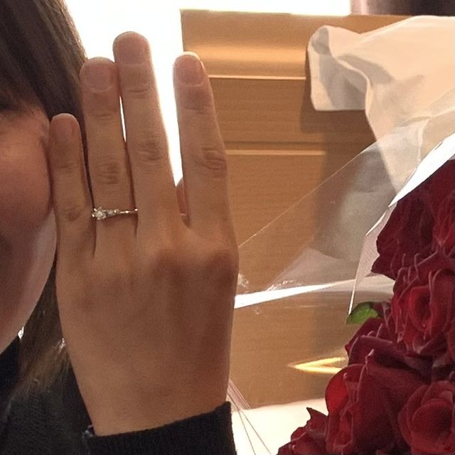 【TOMOE(トモエ)の口コミ】 相手のことを想像して、好きな桜をモチーフにした指輪にする、ダイヤモン…