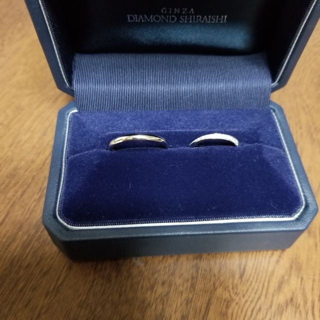 【銀座ダイヤモンドシライシの口コミ】 銀座ダイヤモンドシライシのエンゲージリングをプレゼントされ、大変気に…
