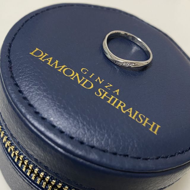 【銀座ダイヤモンドシライシの口コミ】 担当者の方が事前のアンケートをもとに持ってきてくださった指輪を「どっ…